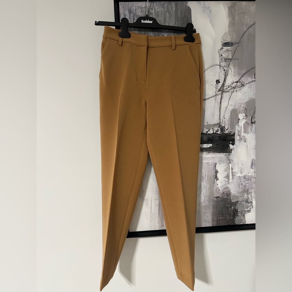 SOMETHING NAVY PLEATED PANTS
